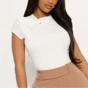 Elegant White Women's Top